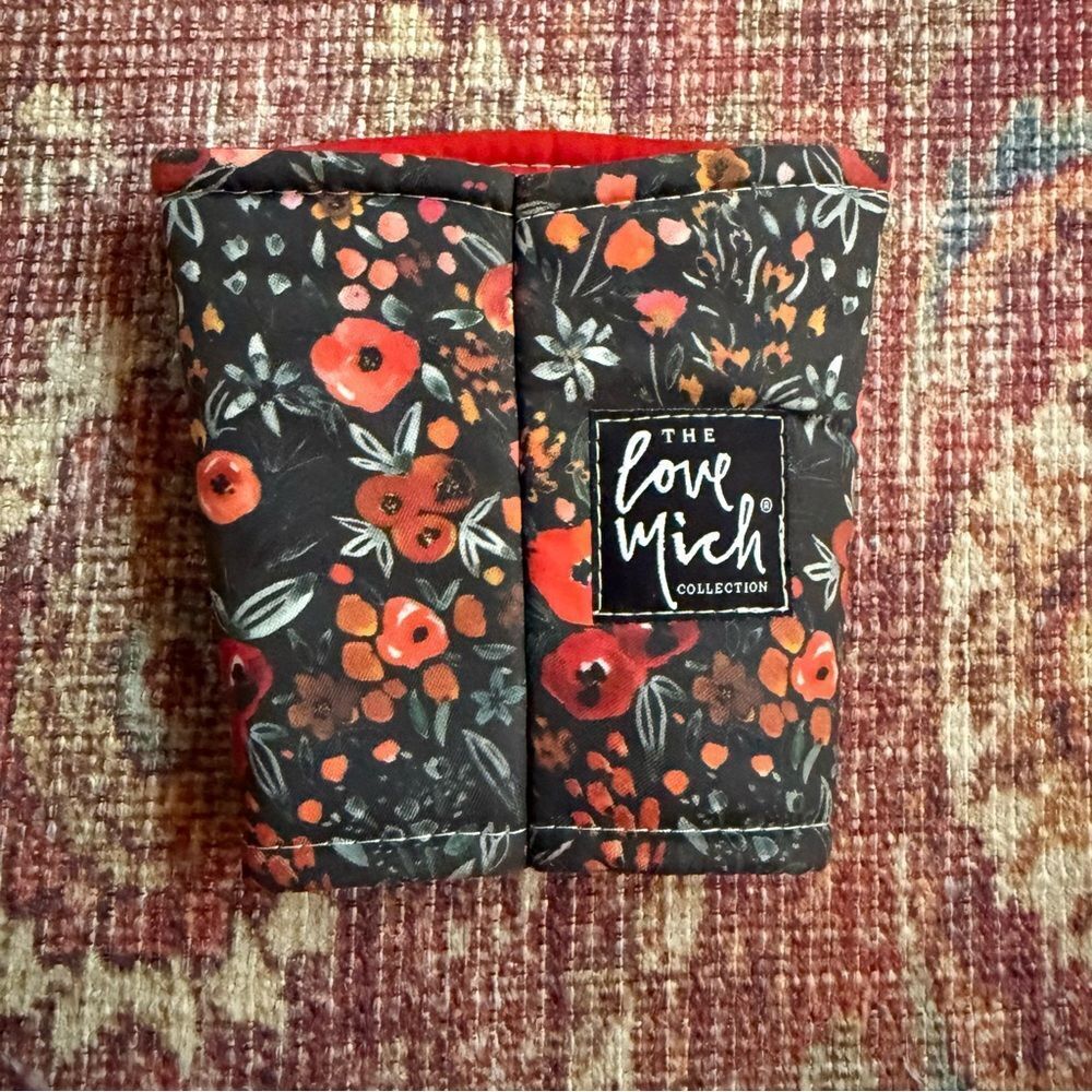 Love Mich Floral Insulated Coffee Cozy Sleeve